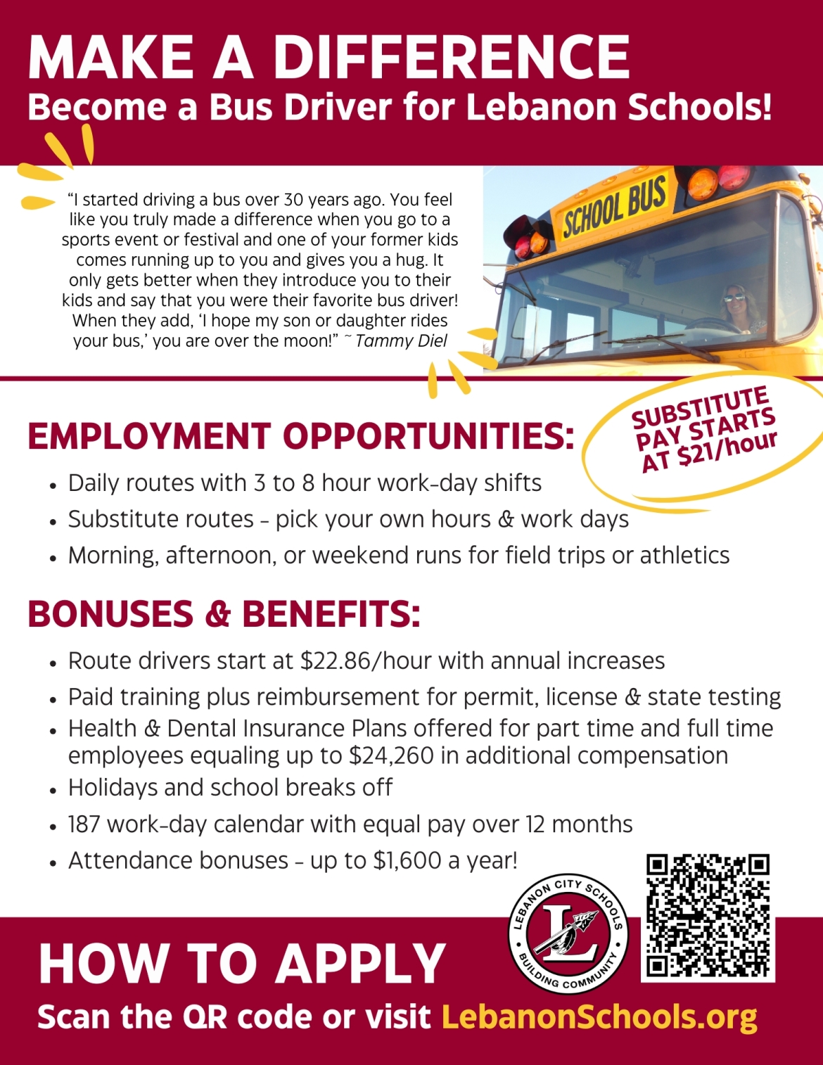 Bus Drivers Needed